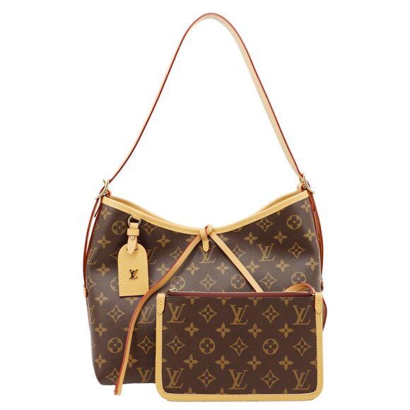 Louis Vuitton  Carryall PM Monogram Canvas Shoulder Bag Brown - Picture 1 of 13